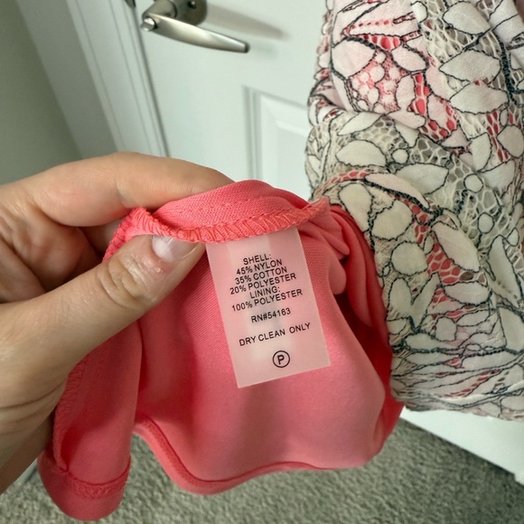 Tommy Hilfiger Floral Pink Sleeveless Dress - Picture 7 of 7